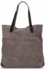 Kožené kabelka shopper bag Vittoria Gotti šedá V8267